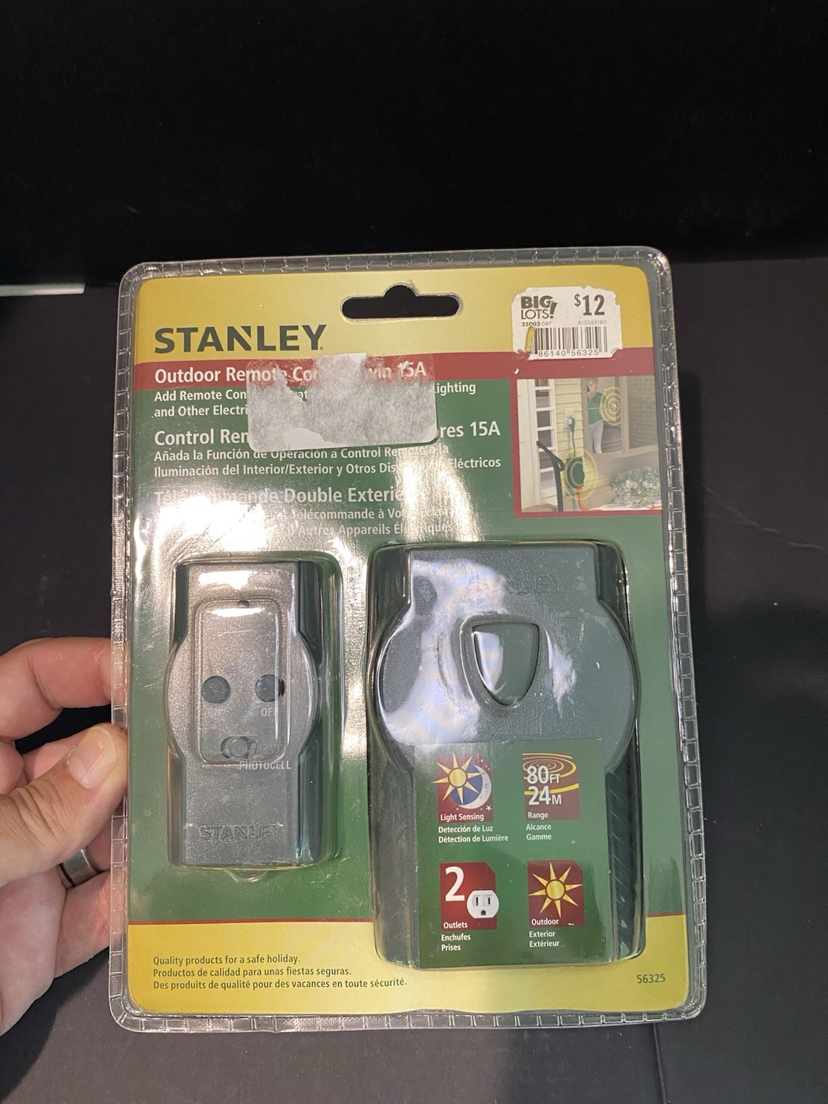 STANLEY Outdoor Remote Control 15A New In Package