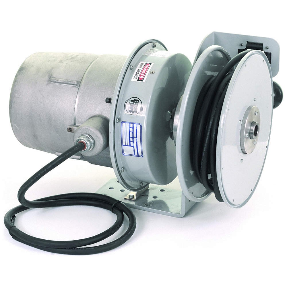 KH INDUSTRIES RTSA3L-WW-B12K Haz Loc Cord Reel,50ft,12 AWG,Bare,600V 13V228