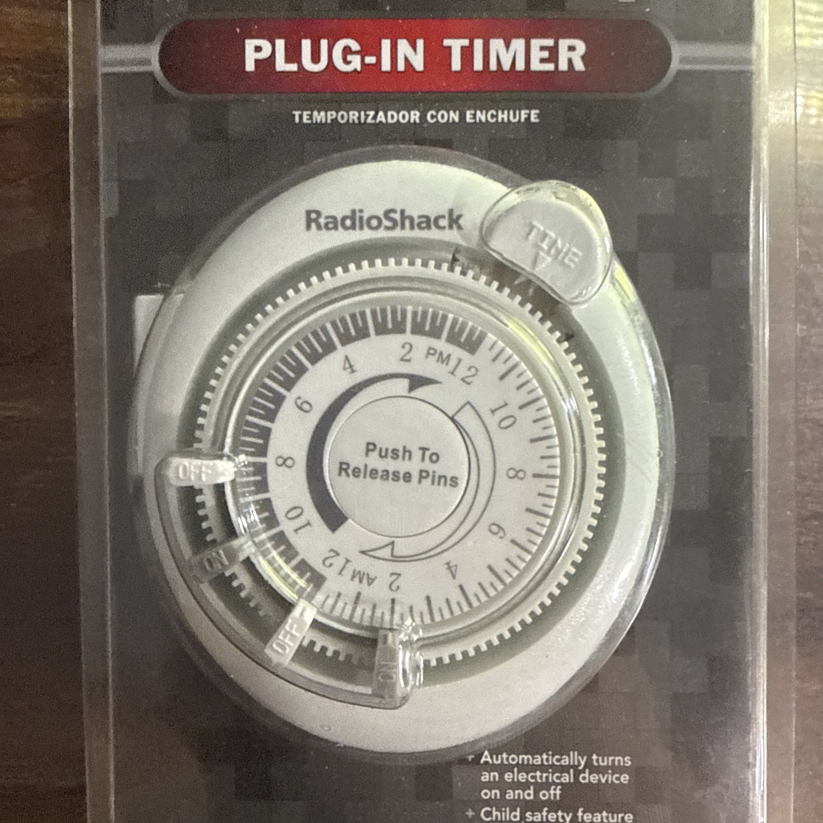 Plug In Timer For Electric Devices (RadioShack) New in Packaging. Energy Saver