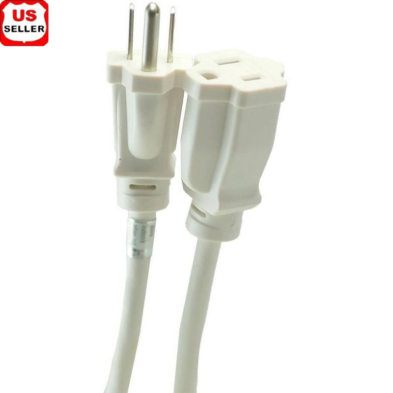 Outdoor Extension Cord Power Block 8ft Tangle Free Heavy Duty Weather Resistant