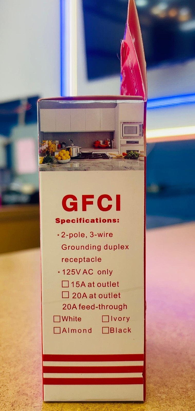 (30 PCS) 20A GFCI GFI outlet Tamper Resistant /weather Resistant/UL/Led/TR WR