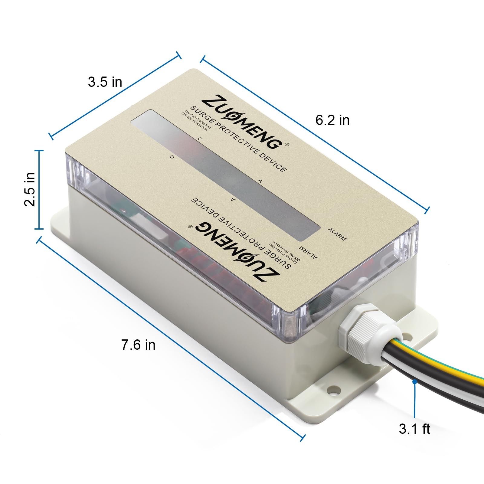 FS140 Whole House Surge Protector Rated for 140,000 Amps, IP66 Waterproof for…