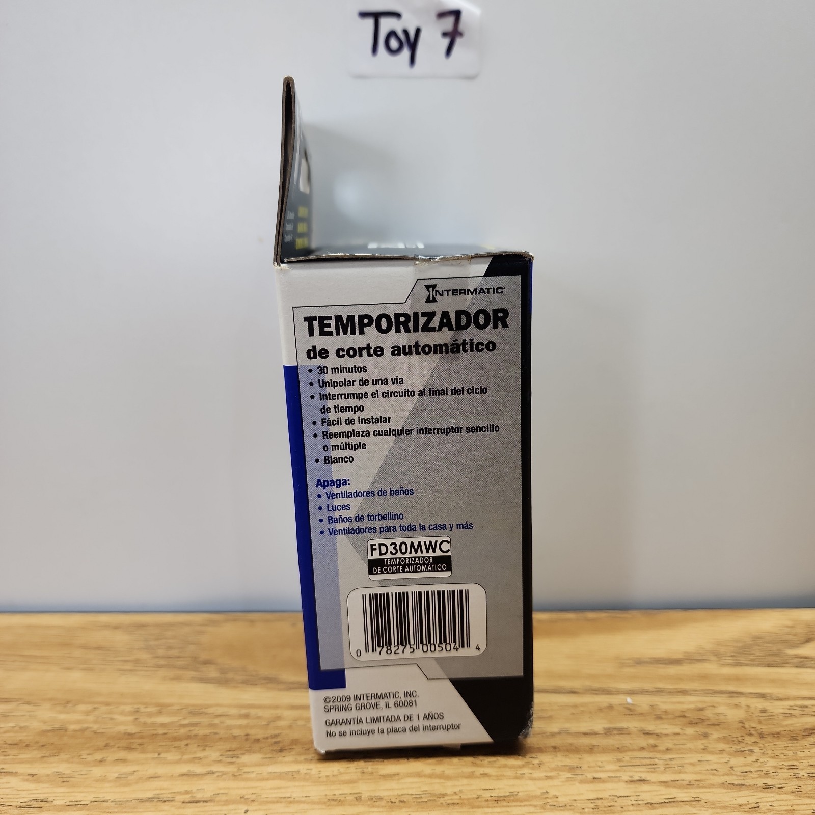 Intermatic FD30MWC Auto Shut-Off 30-Minute Single Pole Single Throw