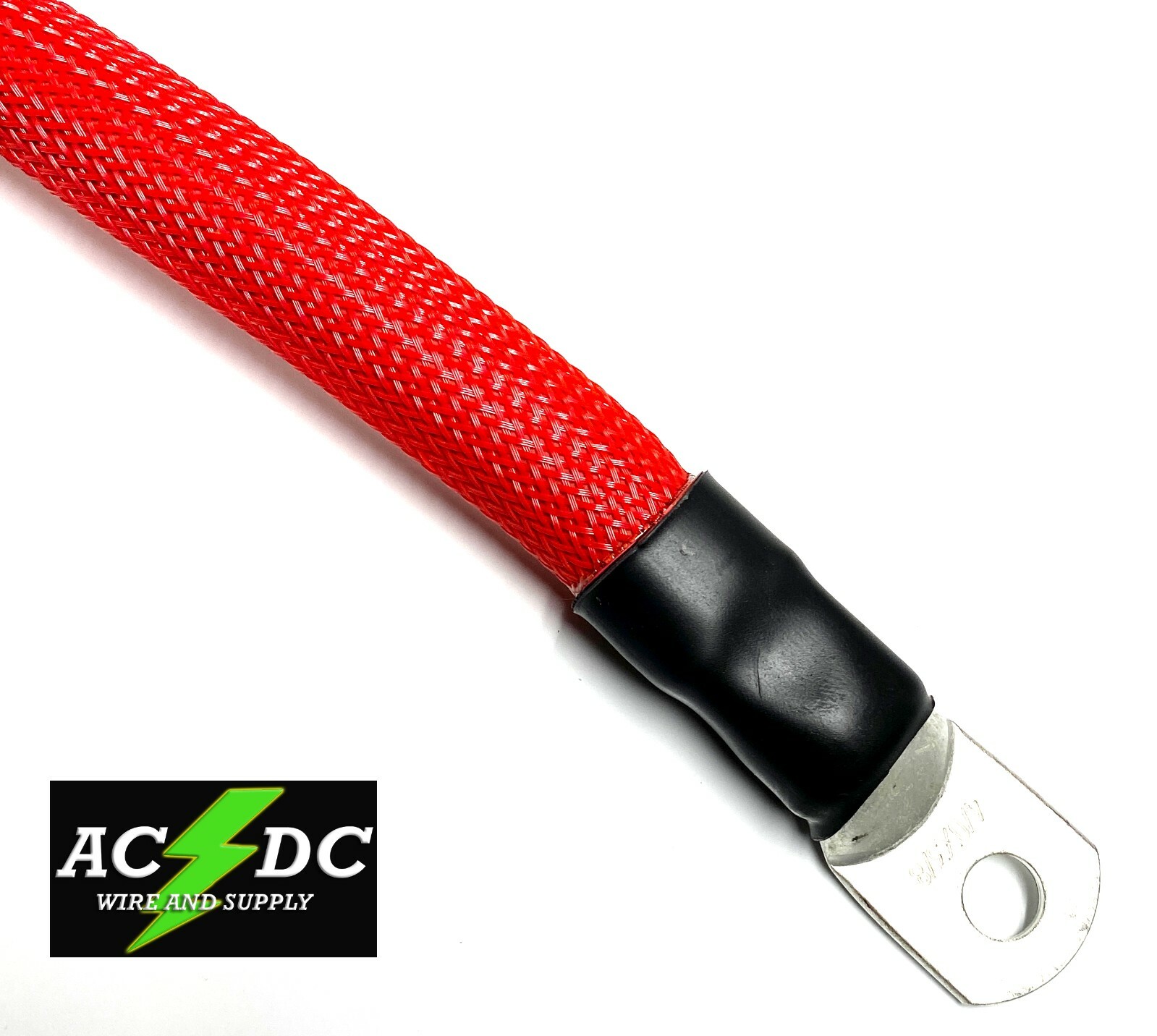4/0 AWG RED BRAIDED Copper Battery Cable Power Wire Car, Inverter, RV