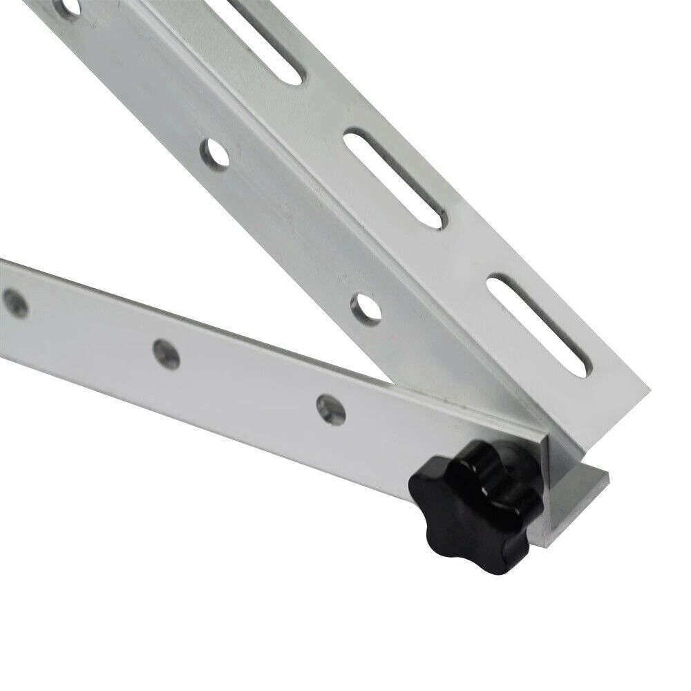 2 Set Solar Panel RV Tilt Mount（45in）Brackets Roof Flat Surface Adjustable Frame