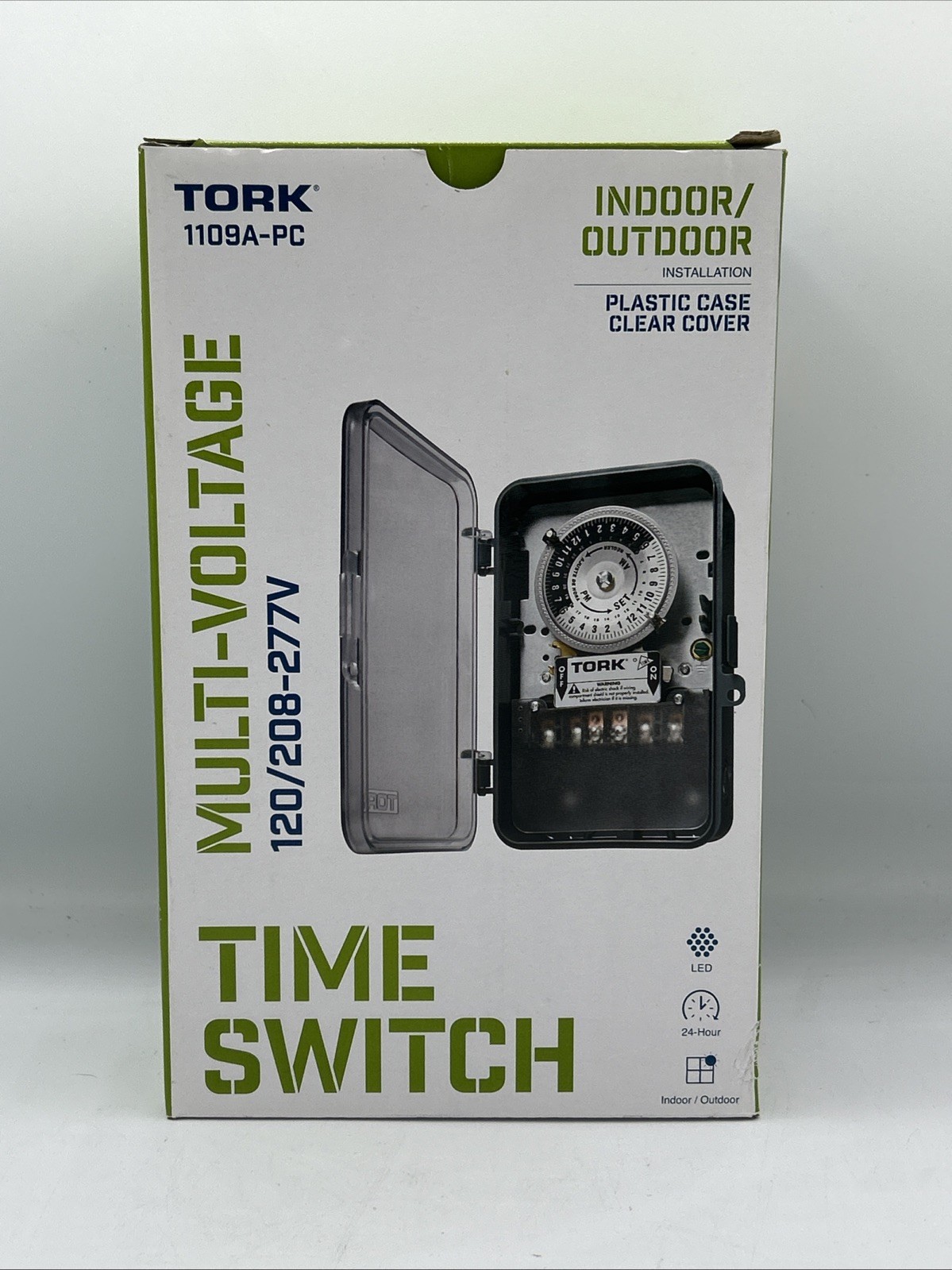 NSi TORK 24hr Indoor/Outdoor Mechanical Timer Switch 40A 120-277V 1109A-PC NEW