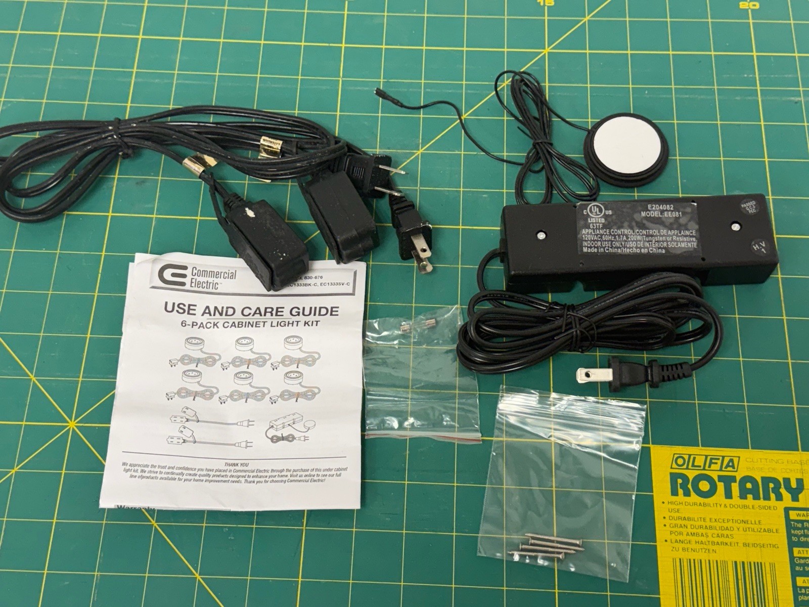 OEM 3-Level Touch Pad 3 Outlet Dimmer 120 Volts DM3-120 Model EE081 Black