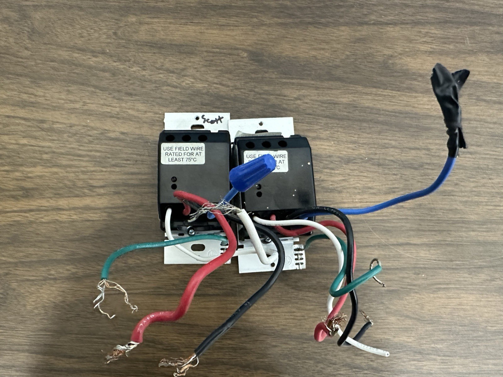 Lutron HRD-8ANS HomeWorks RF Maestro Electronic Switch Lot Of 2