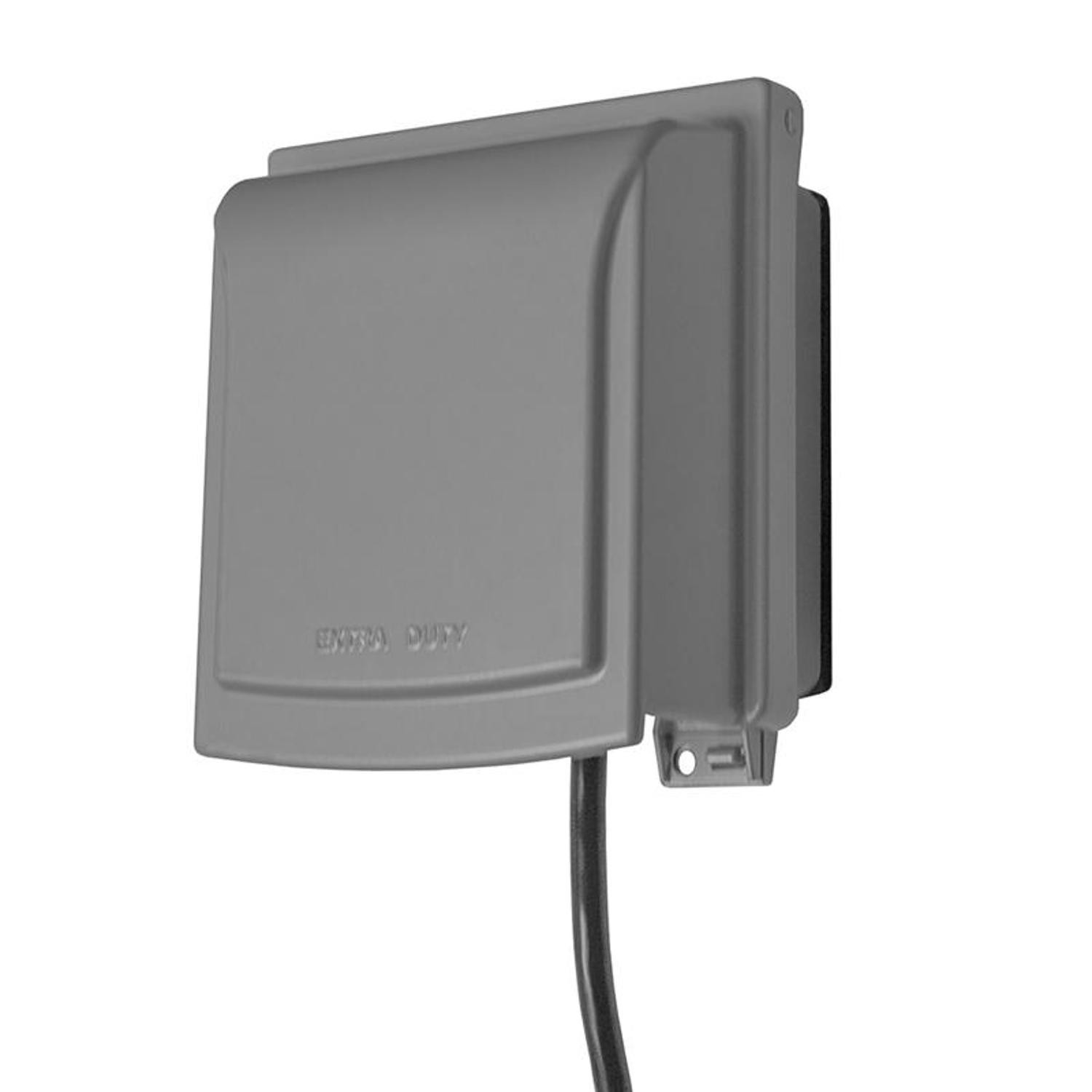 Sigma Engineered Solutions 14433M 2-Gang Weatherproof Cover 6.02Hx5.55Wx3.5D in.