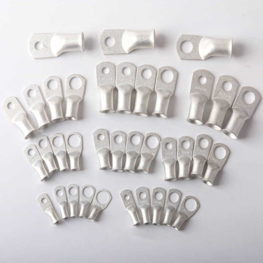Marine Cable Wire USTinned Copper Cable Lugs Ring Terminals AWG Welding Battery