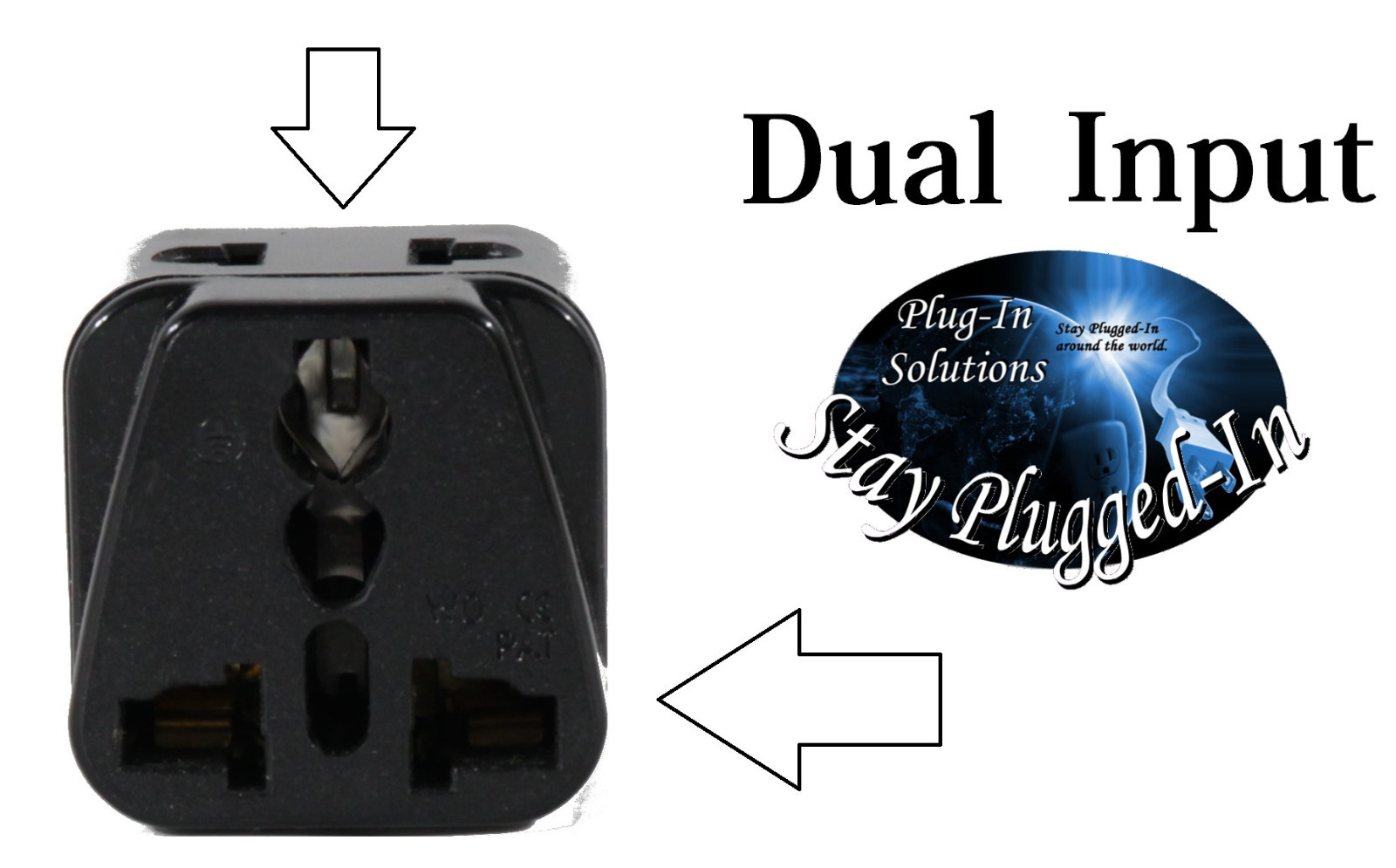 US to ITALY Travel Adapter Plug Dual USA/Universal EUROPE Type E(C/F) & L 2 Pack