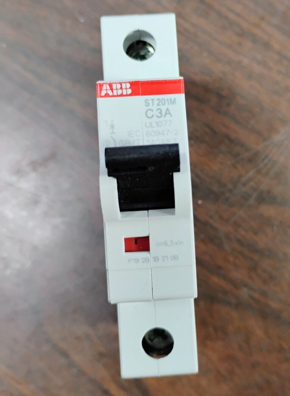 ABB ST201M-C3 MINI CIRCUIT BREAKER 3 AMP 1-POLE DIN RAIL 2CDS271334R0034 NEW