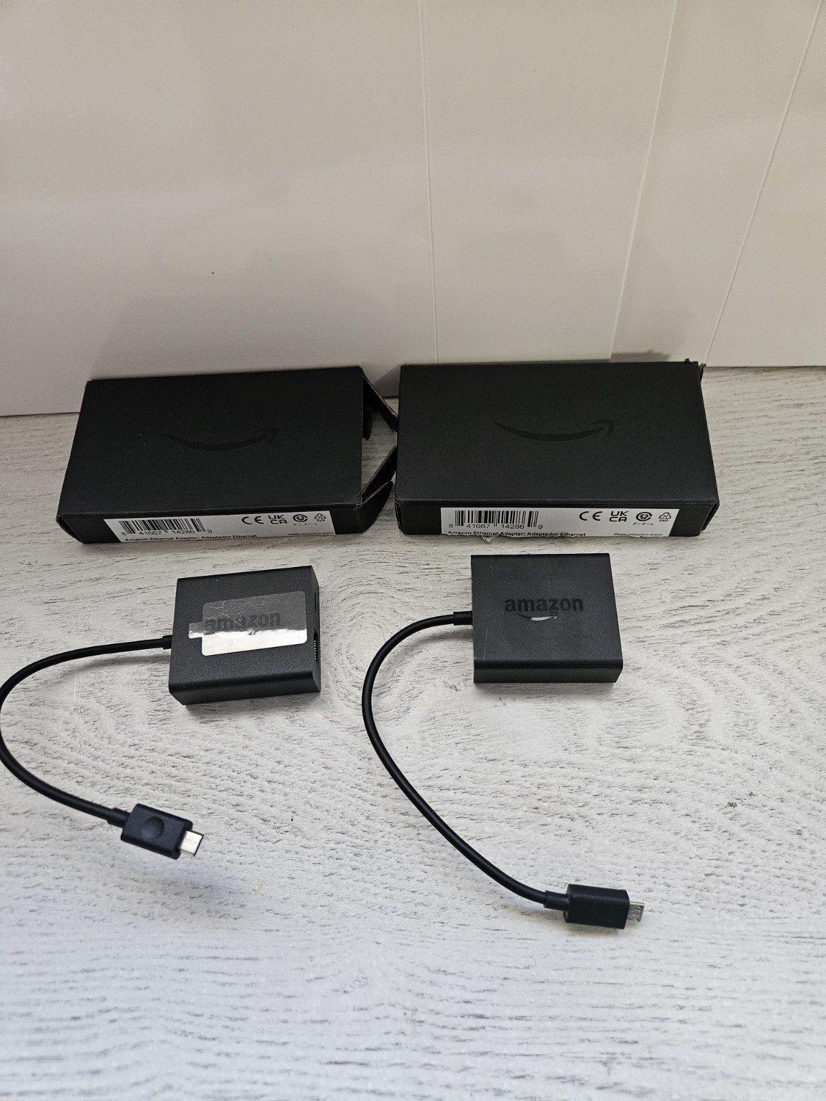 2 New Amazon Ethernet Adapters for Fire TV Devices Open Box *Below Retail