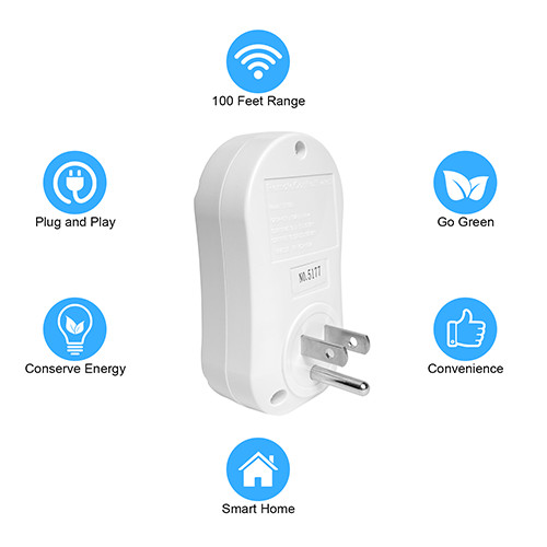 NEW U.S Wireless Remote Control Outlet Switch for Lights and House