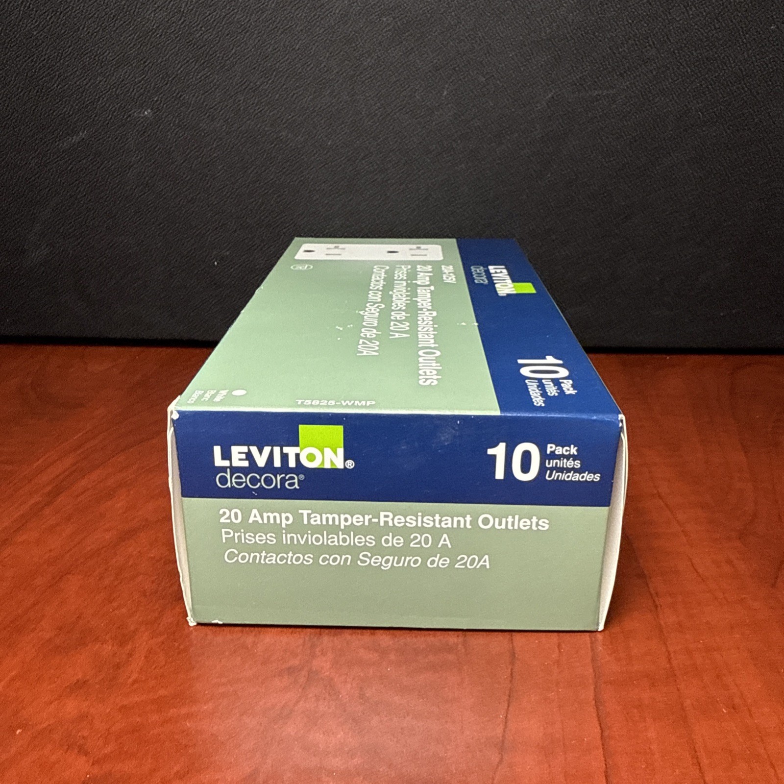 Leviton T5825-WMP Decora 20 Amp Tamper Resistant Duplex Outlet (10Pack) (6849)