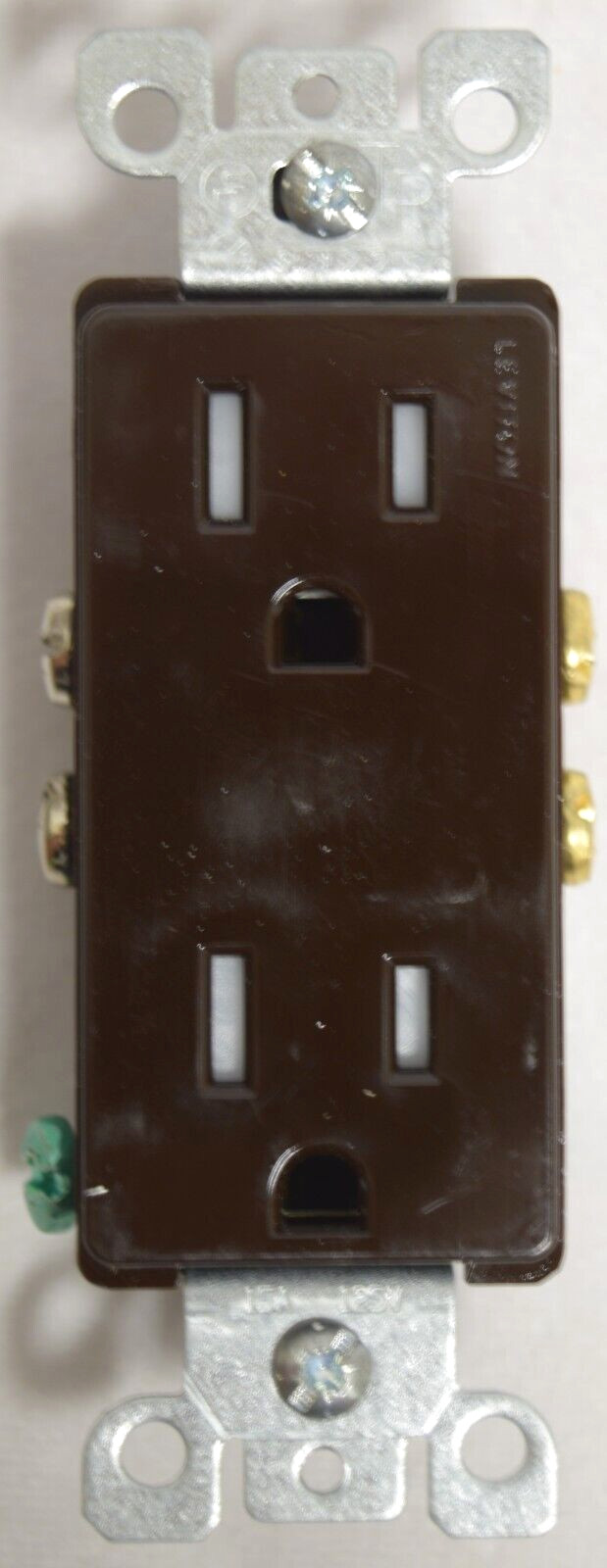 Leviton Decora Child Safety Tamper-Resistant Outlet Brown
