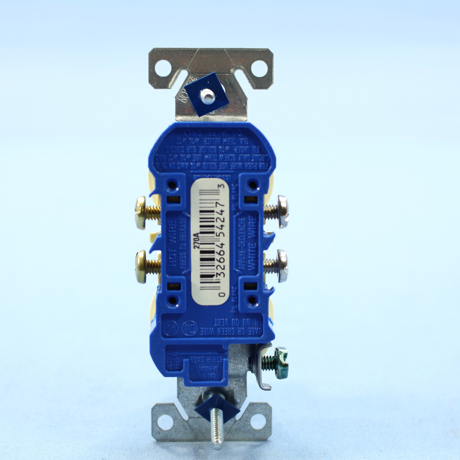 Cooper 270A Almond Straight Blade Duplex Outlet Receptacles NEMA 5-15R 15A 10pcs
