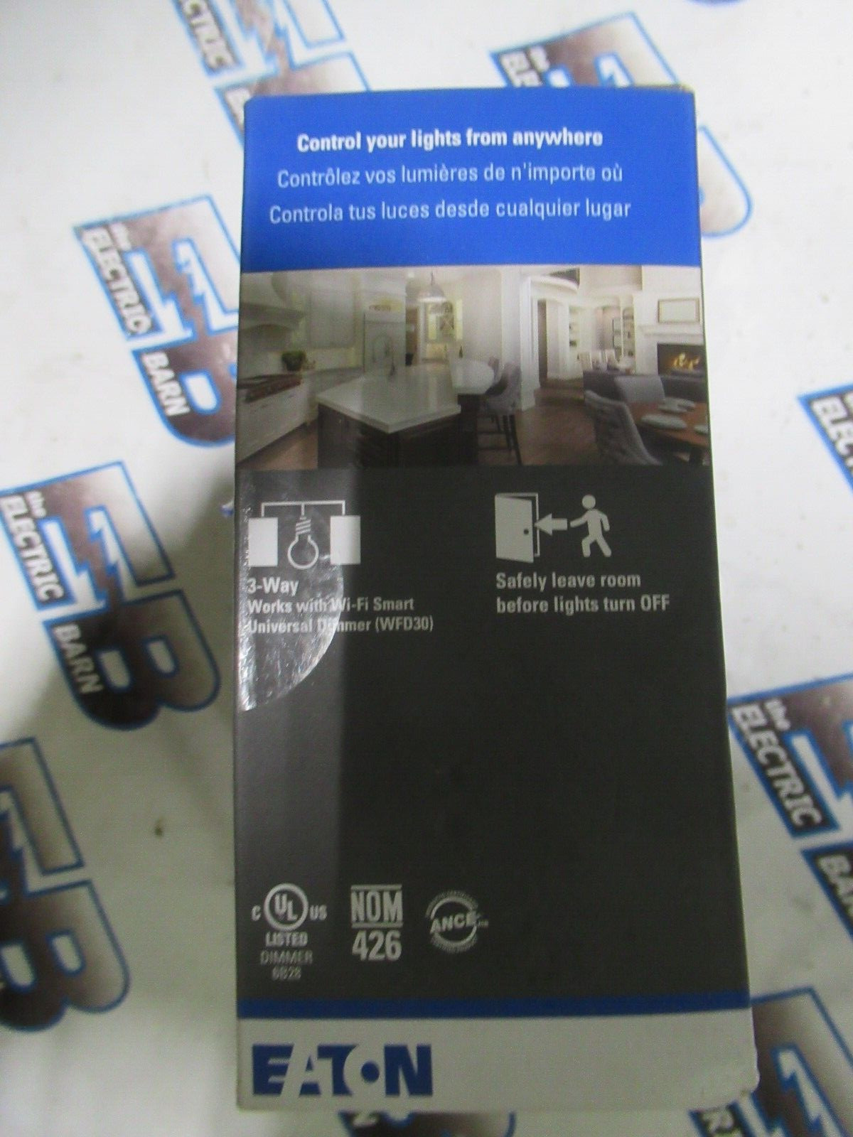 Eaton WACD-C2 (SET OF 3) Accessory Dimmer Connects to Wifi 1 Pole, 3-WAY -NEW-B