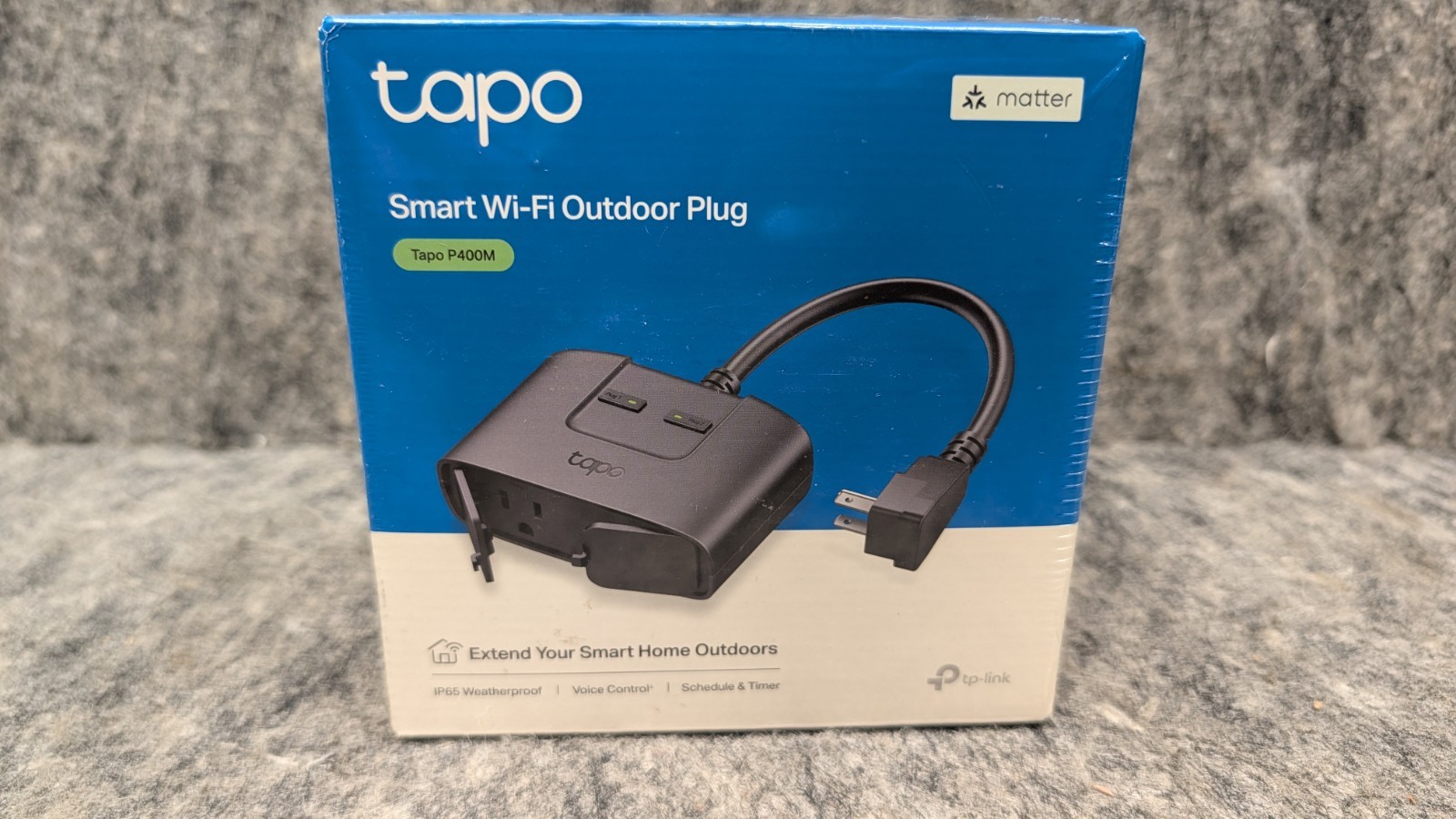 TP-Link Matter Outdoor Smart Plug, 2 Individual outlets, IP65 Weather Resista…