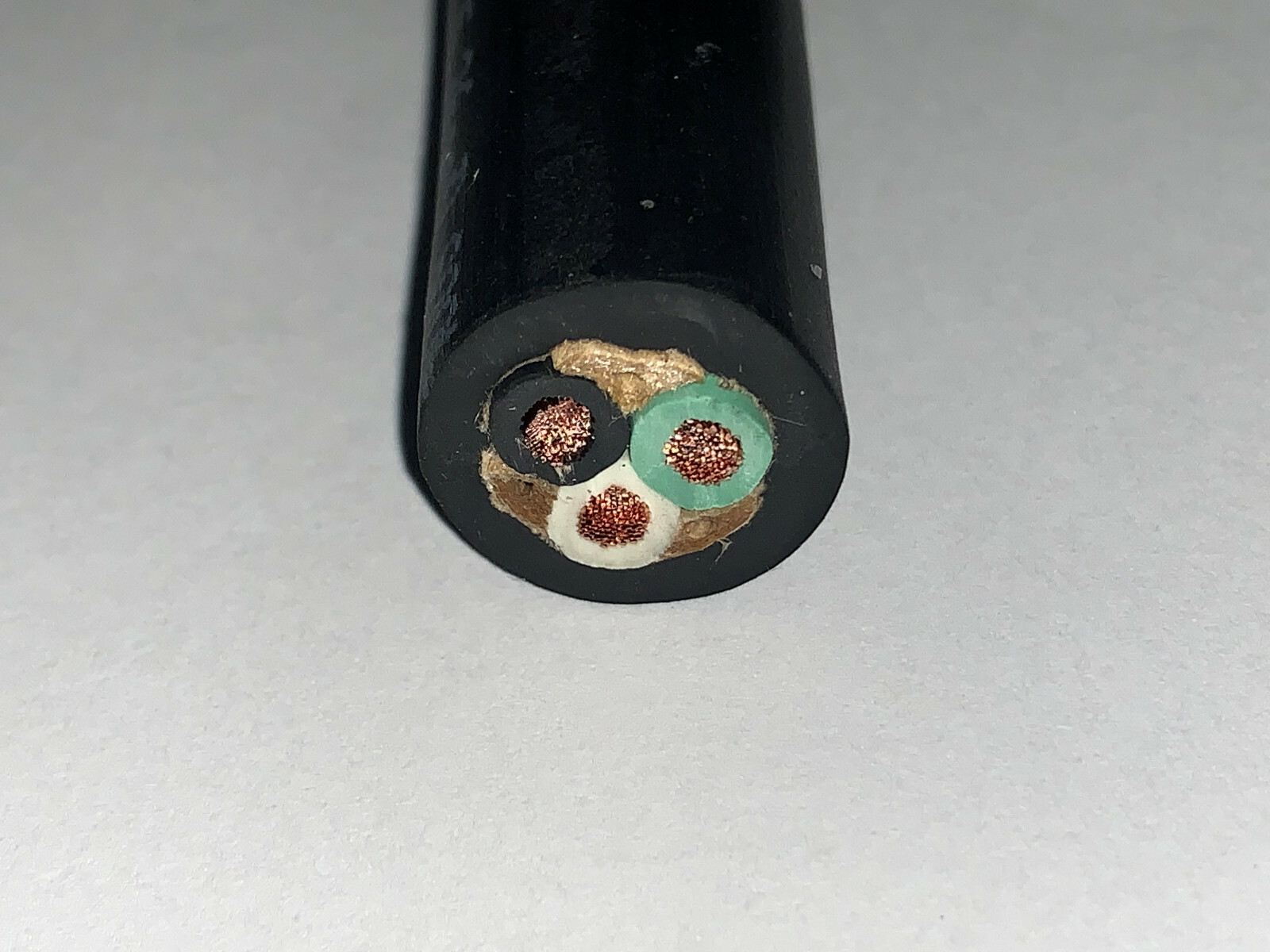30 FT 10/3 SOOW SO SOO SOW BLACK RUBBER CORD EXTENSION WIRE/CABLE