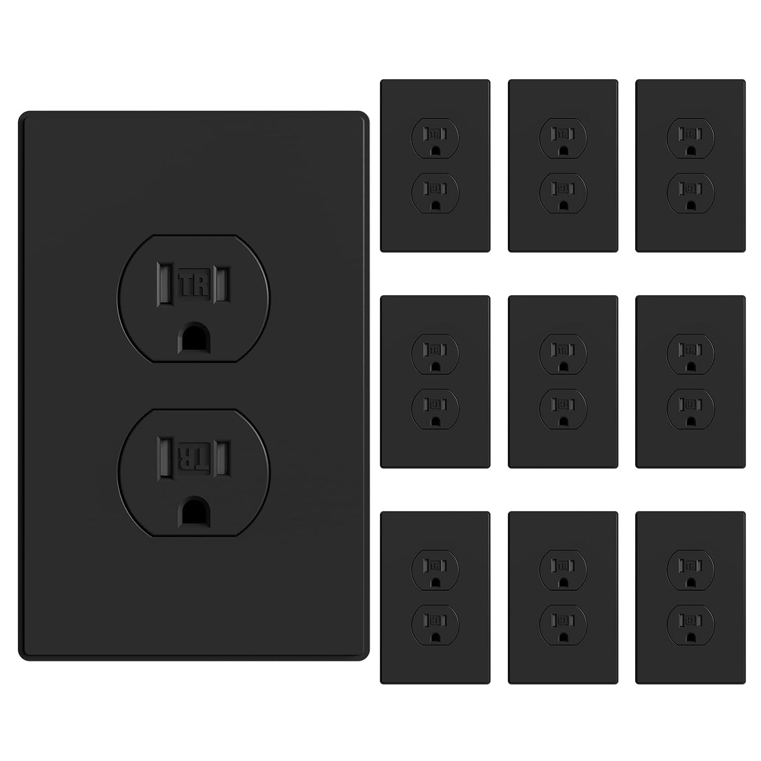 20 Amp Outlets Duplex Electrical Receptacle Outlets,Tamper Resistant,Heavy-Duty
