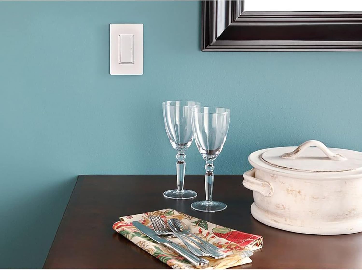 Durable Biscuit Light Switch Cover Plate, Snap-On Installation, Satin Finish