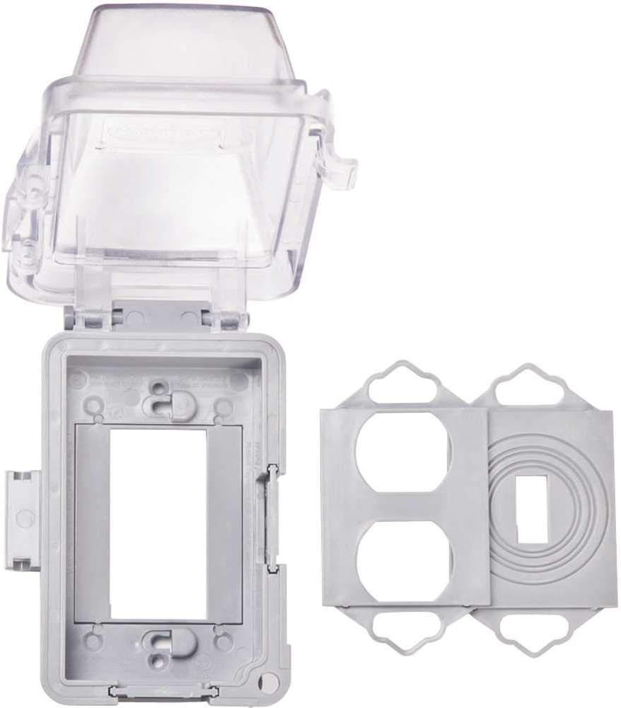 High-Impact Polycarbonate Extra Duty Weatherproof Cover for Outdoor Use 2.75″
