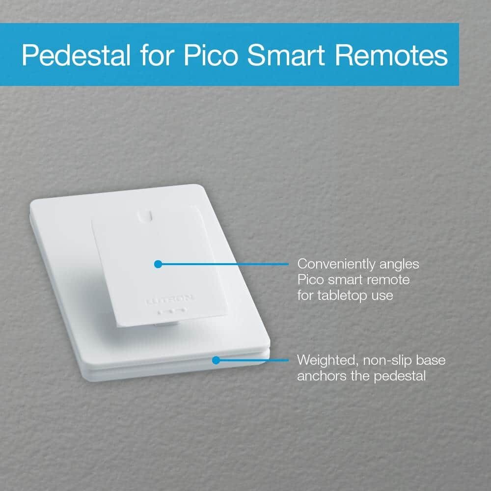 Caseta White Pedestal for Pico Remotes (L-PED1-WH)