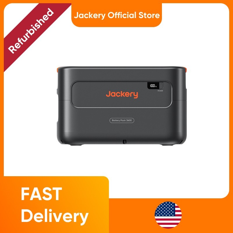 Jackery Refurbished Expansion Battery Pack 3600 for HomePower 3600 Plus，3580Wh