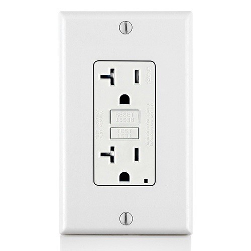 Set Of 10 Leviton GFTR2-W Outlet Self Test Tamper-Resistant White Smartlockpro