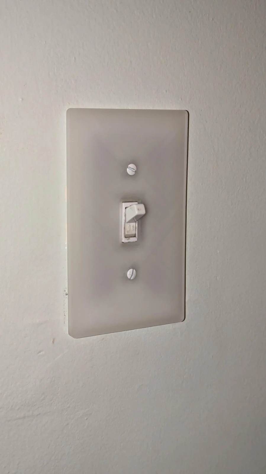 Glow In Dark Blue Light Switch Cover