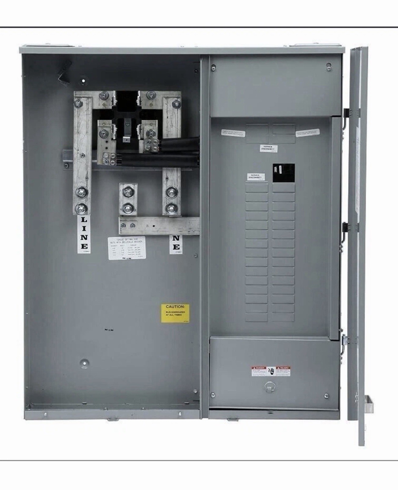 MC3042B1400SC, SIEMENS 30 Space, 42 Circuit, 400-Amp, Surface Mount, Load Center