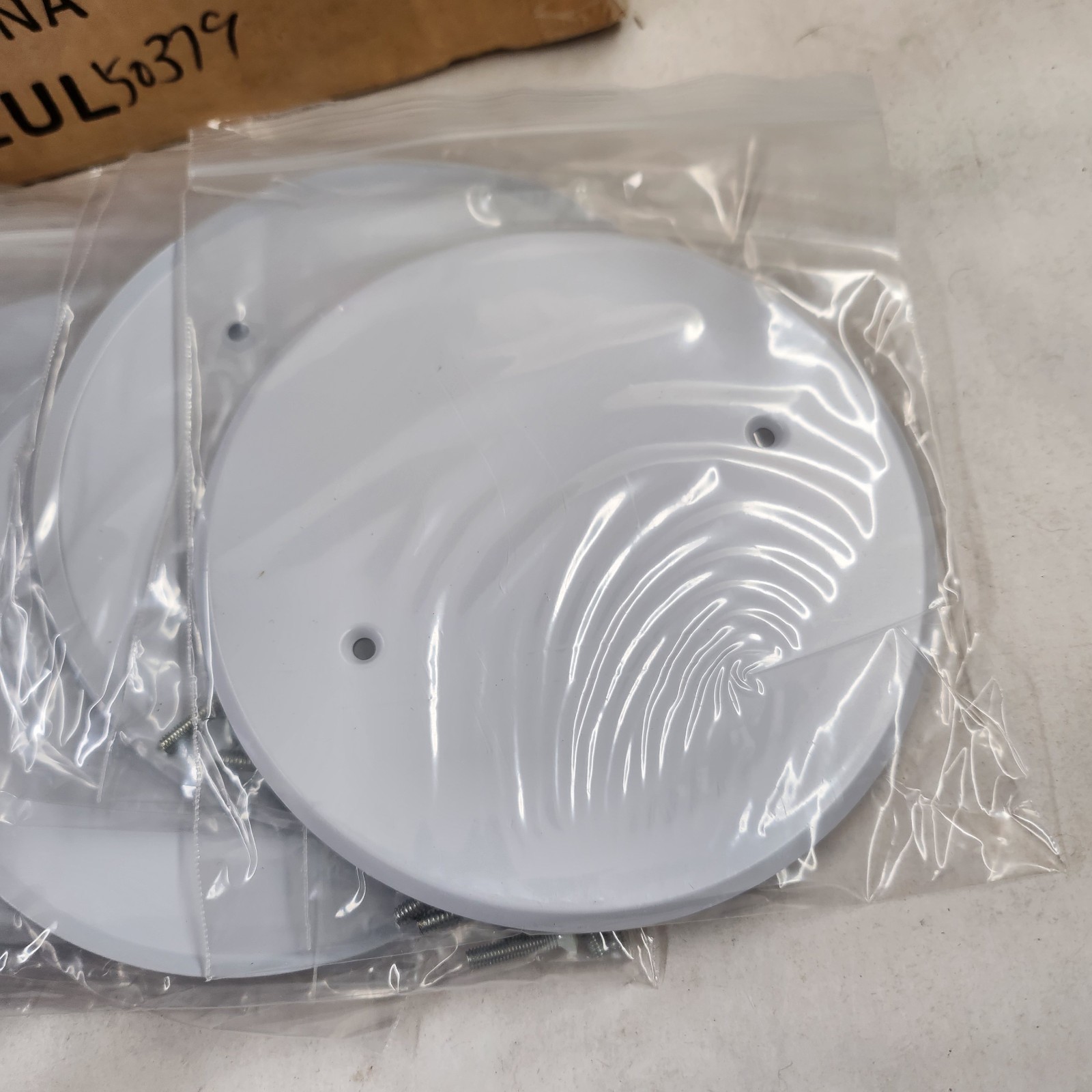 12 Pcs Round Electrical Box Covers Wall Electrical Box Junction Hole Flat Panel