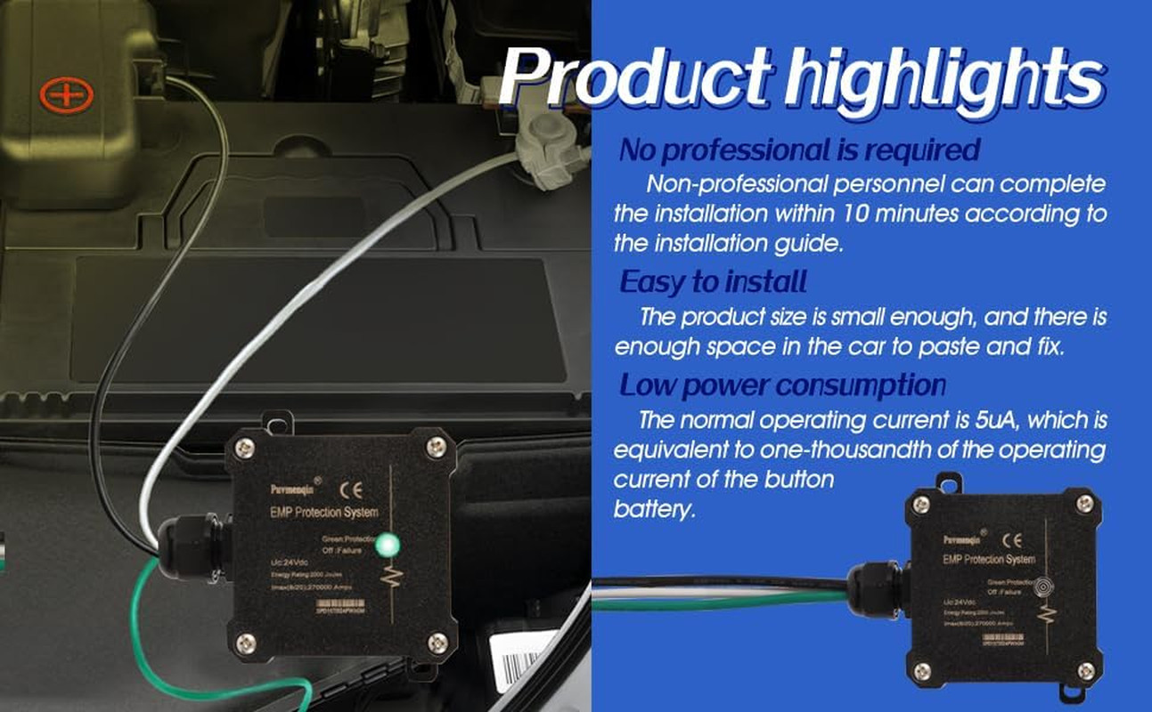 24V EMP Protection for Cars & Trucks – Shield from Lightning & Surges