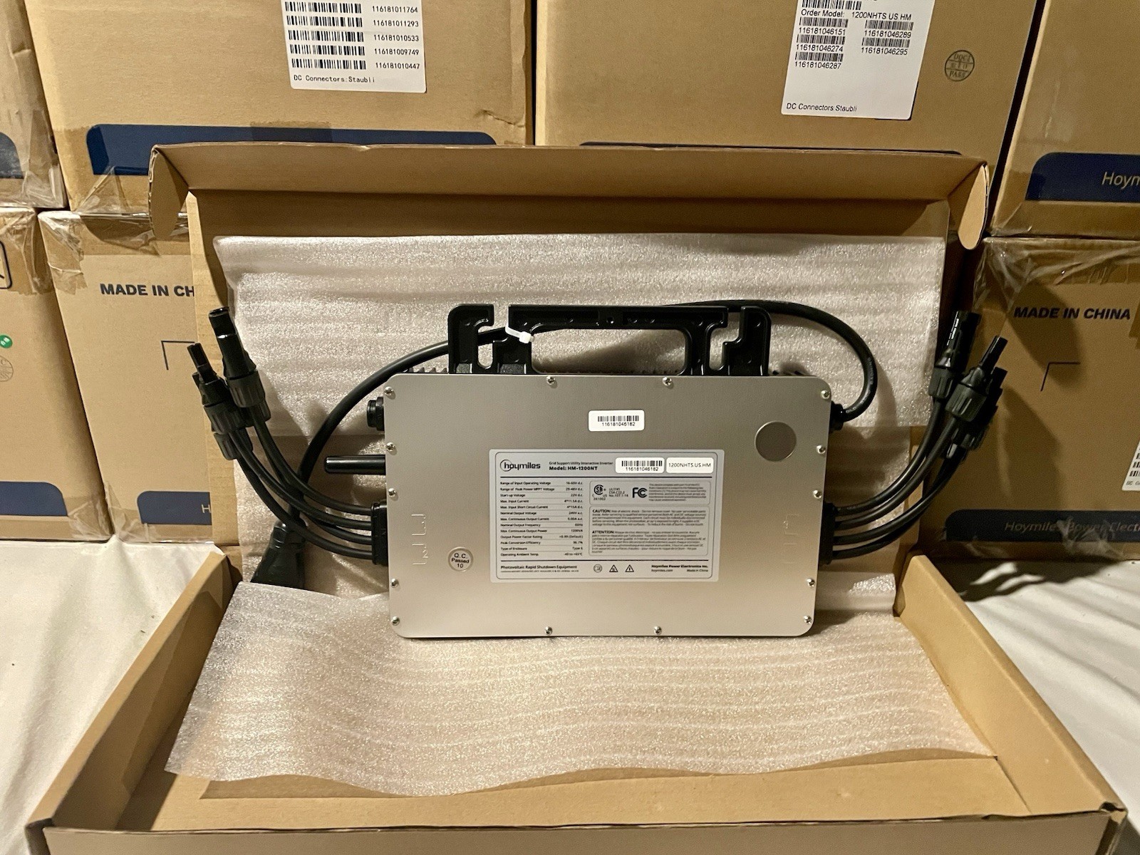 Hoymiles HM 1200NT Micro Inverter 4 in 1 Grid Support Interactive Solar inverter