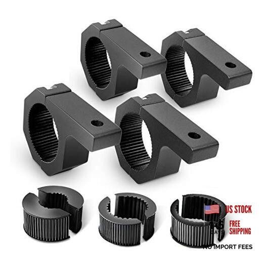 – 90020D 4PCS Mounting Bracket Kit LED Off-Road Light For 1″/1.5″/1.75″/2″Bar