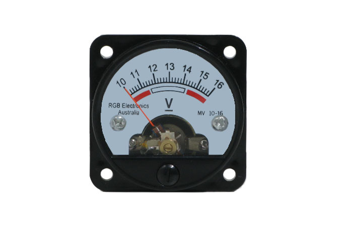 10 -16V DC Analog voltmeter for battery monitoring instrument, Gauge panel meter