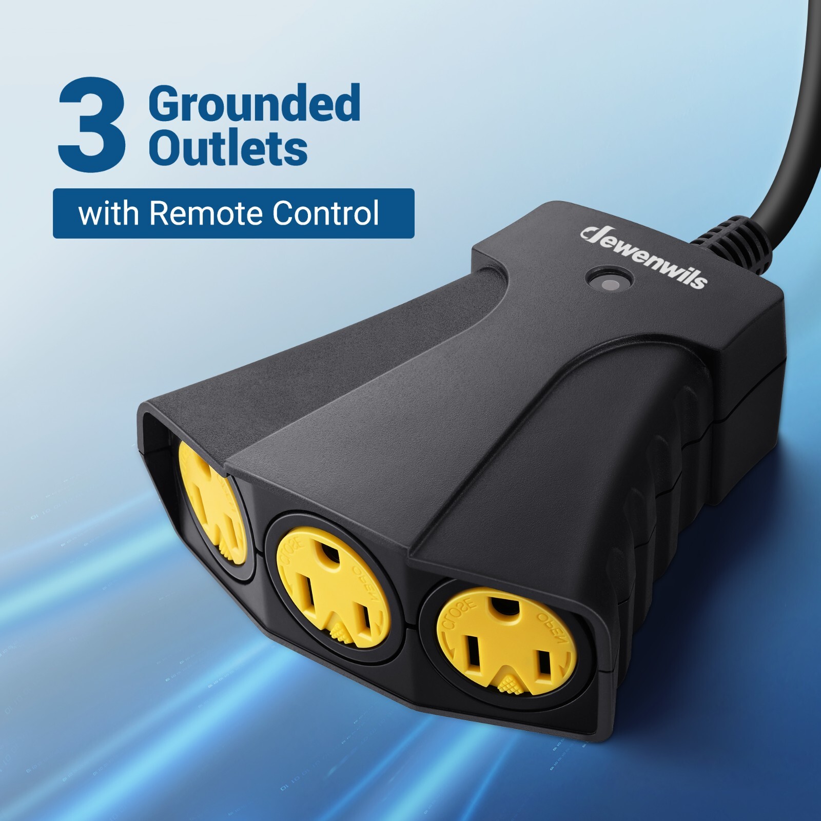 DEWENWILS Outdoor Wireless Remote Control Outlet Switch Plug In 100 FT
