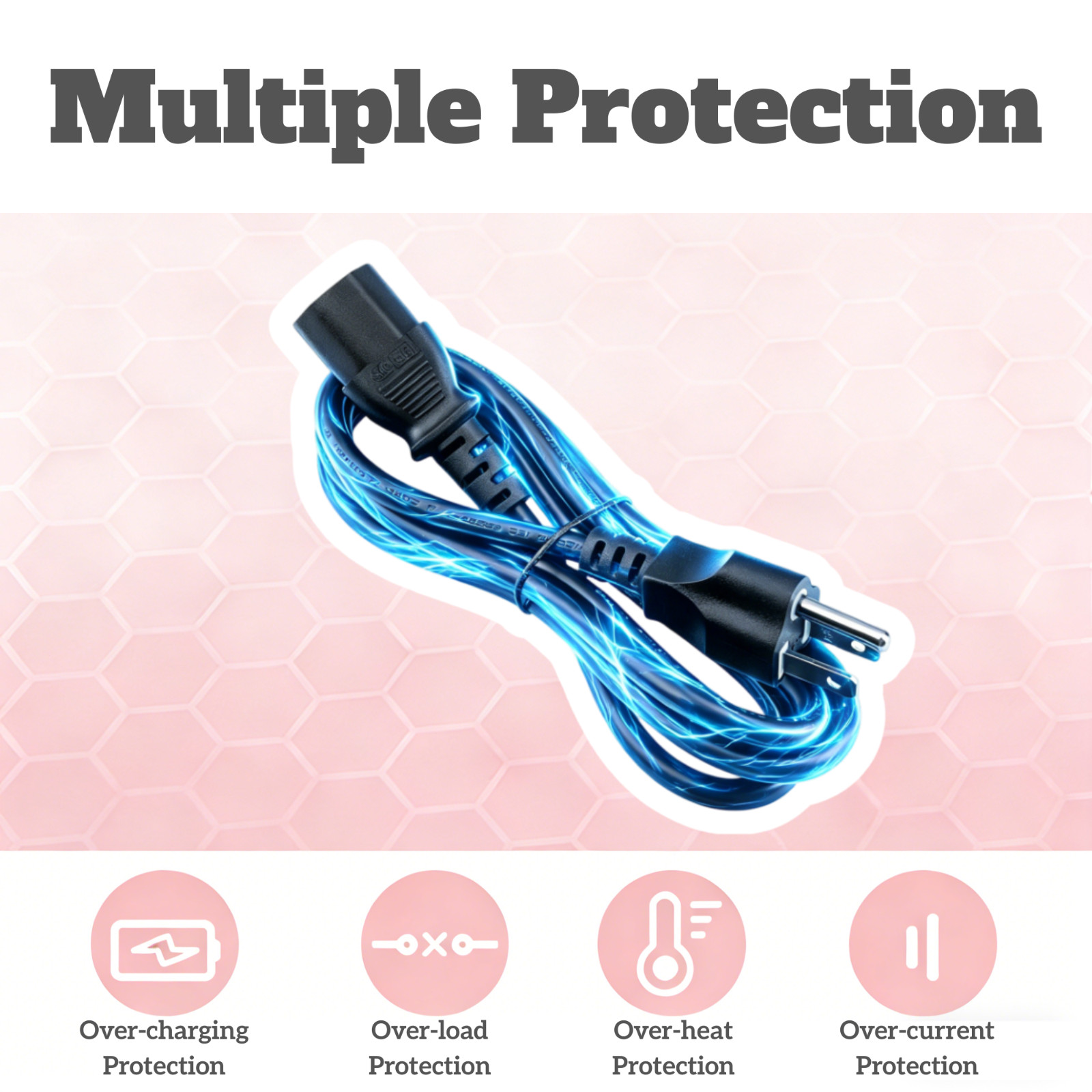 6ft UL AC Power Cord Cable For Mitsubishi HC3000U HC3100U HC3800 HD900U HD1000U