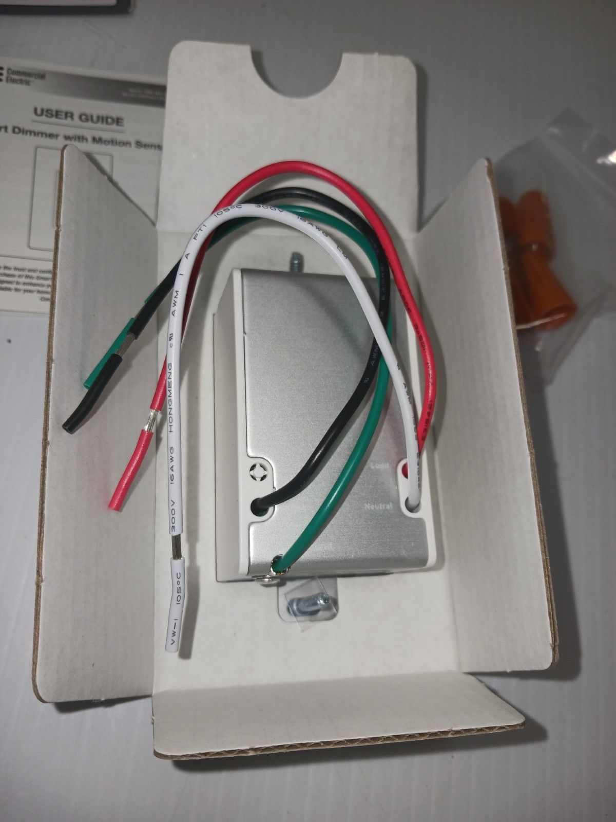 Commercial Electric Smart Dimmer 1006 456 159 With Motion Sensor
