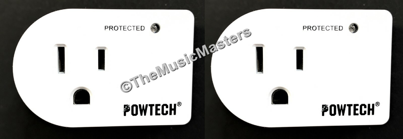 2X Single Outlet AC Wall Plug Surge Protector Power Suppressor 245 Joules 1875W