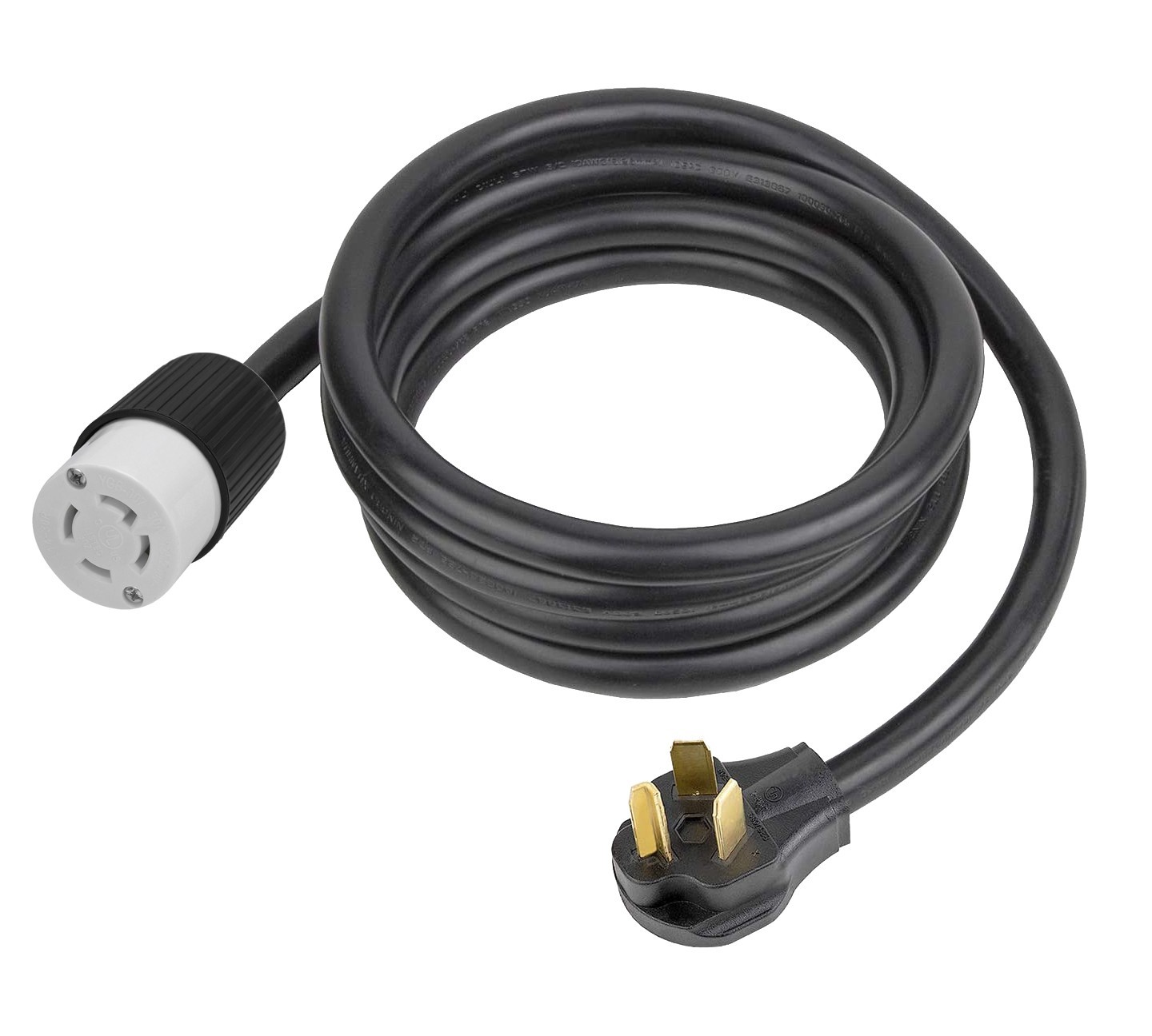 NEMA 10-30 TO L14-30 LOCKING PLUG FOR GENERATOR EMERGENCY BACKUP CABLE
