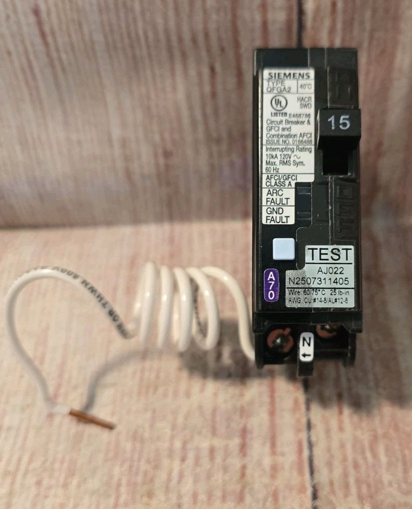 Siemens Q115DFP Dual Function AFCI GFCI Circuit Interrupter Breaker 200CPK “NEW”