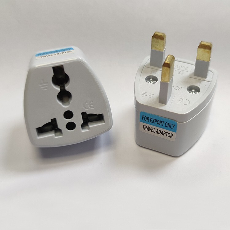 UK Adapter 3 PIN Plug to Universal Outlet Converter Electricity Travel Adapter