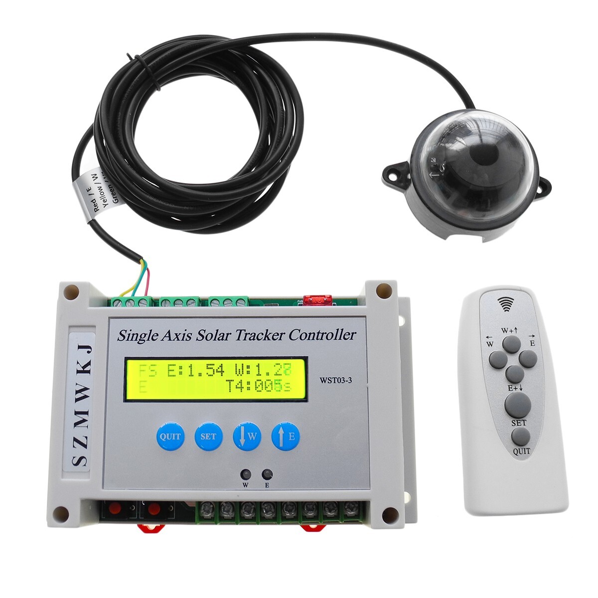 Solar Panel Auto Tracking Single Axis Electronic LCD Solar Tracker Controller EL