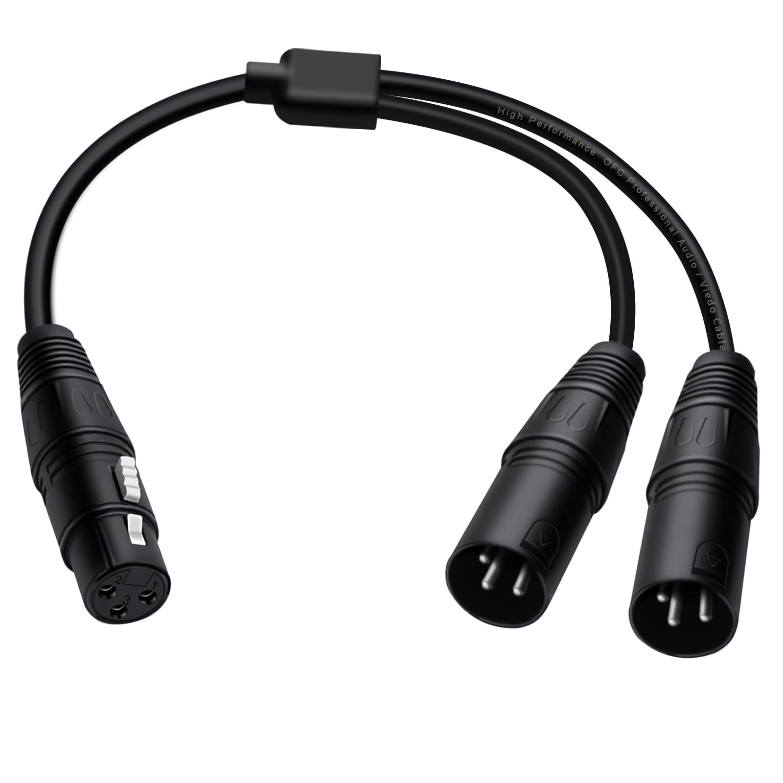 0.5m Extension Lead Single 13A 250V Power Cable 3 Prong 3x1mm 1 Female 2 Male