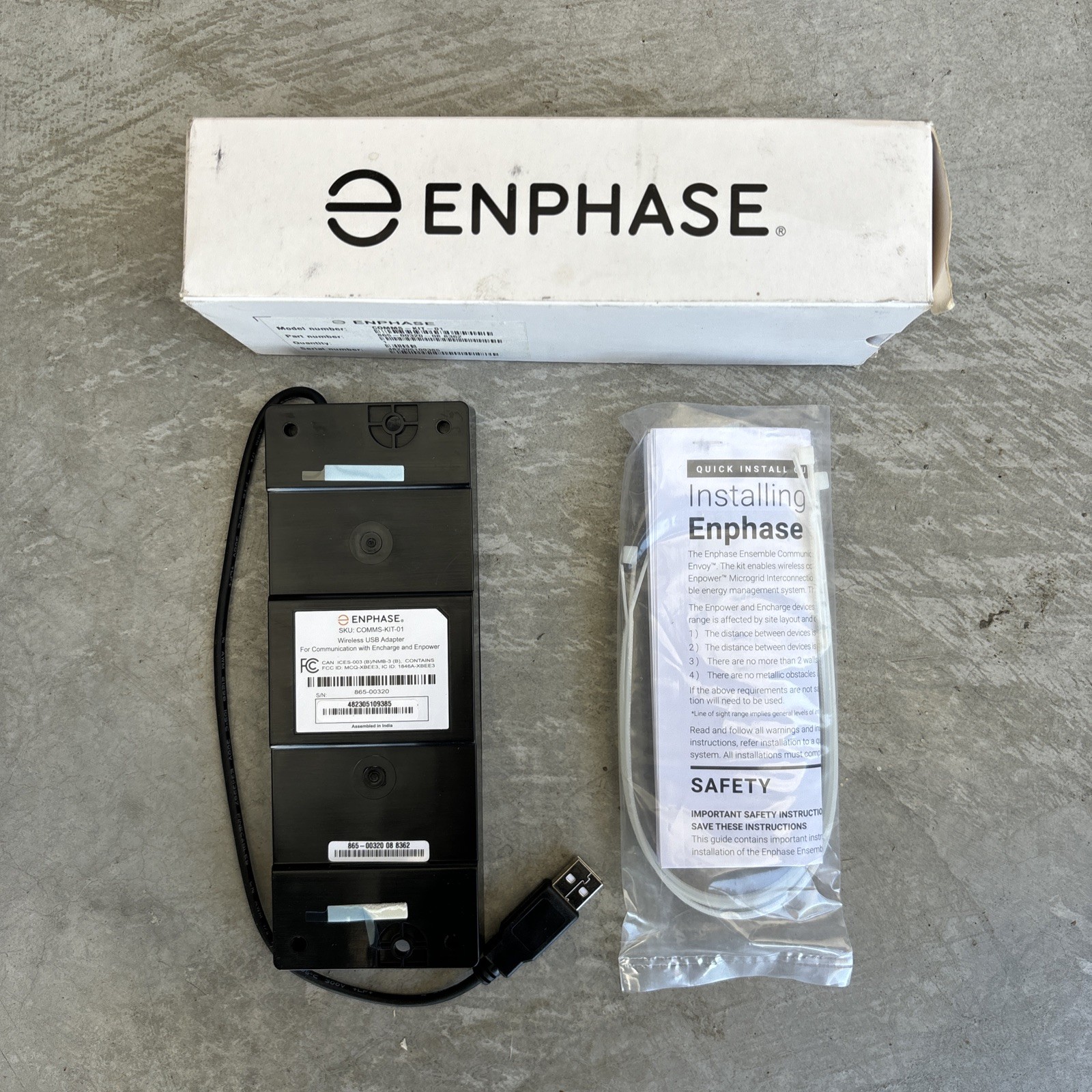 ENPHASE COMMS-KIT-01 Wireless USB Cmmunications Kit for Encharge & Enpower