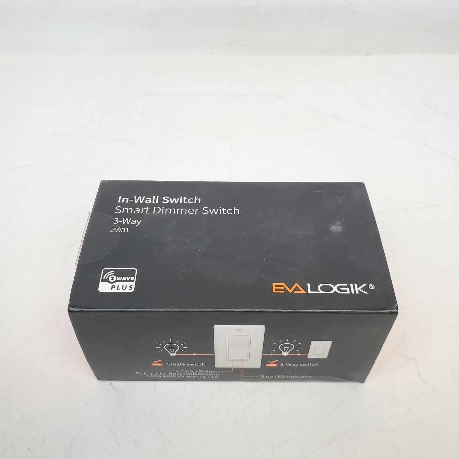 Eva Logik ZW31 Z-Wave Plus Smart Dimmer Light Switch 3 Way Z-Wave Repeater