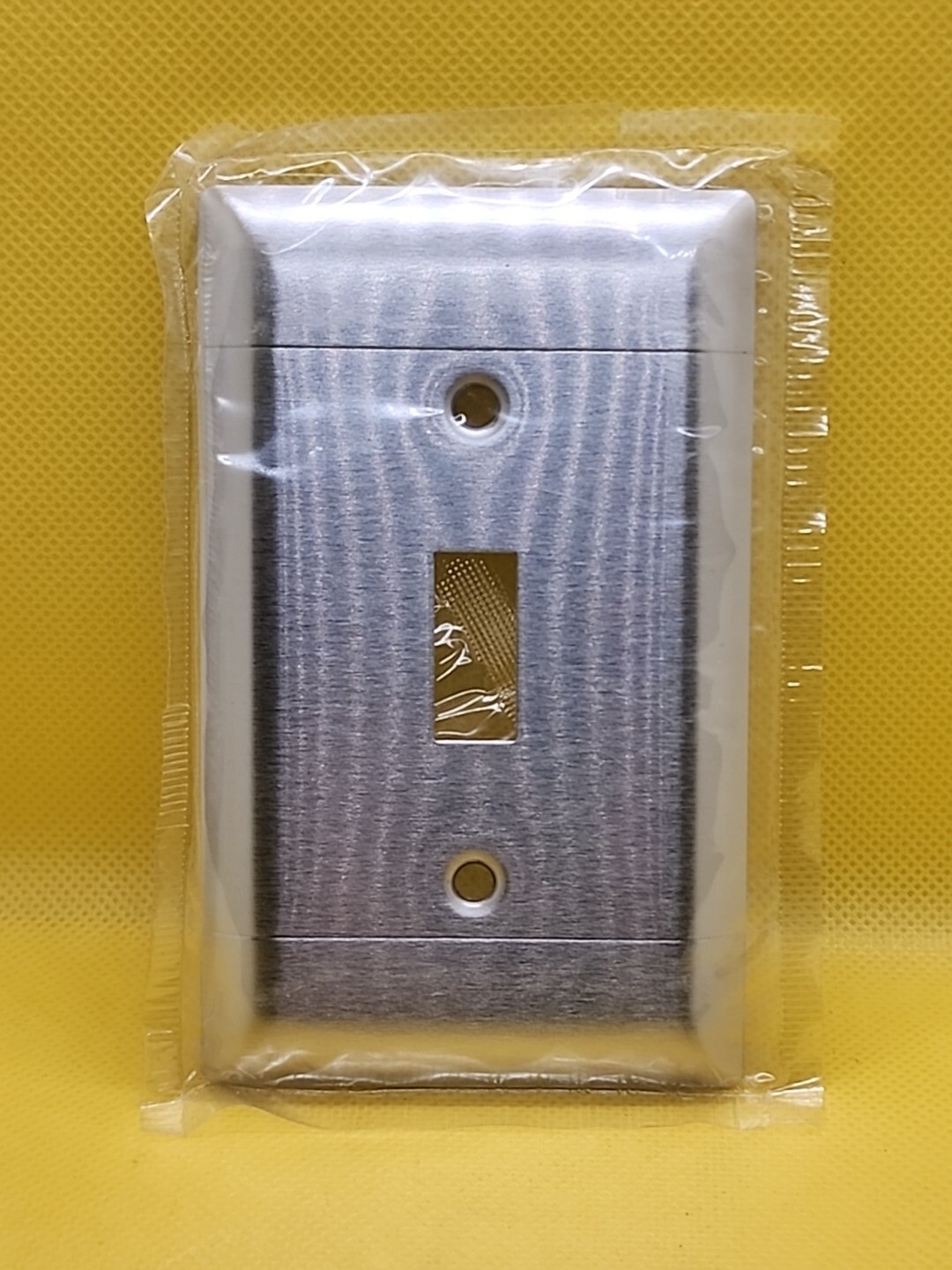 Lot of 8 – 1-Gang Stainless S. Toggle Switch Wall Plate 4.5″H X 2.75″L [RB 12]