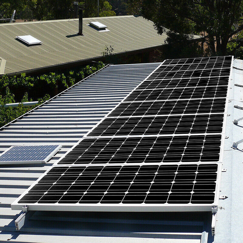 100W 200W 300W Watt Mono Solar Panel kit 12V RV Caravan Power Home Off Grid Boat